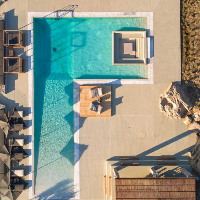 Pool from above